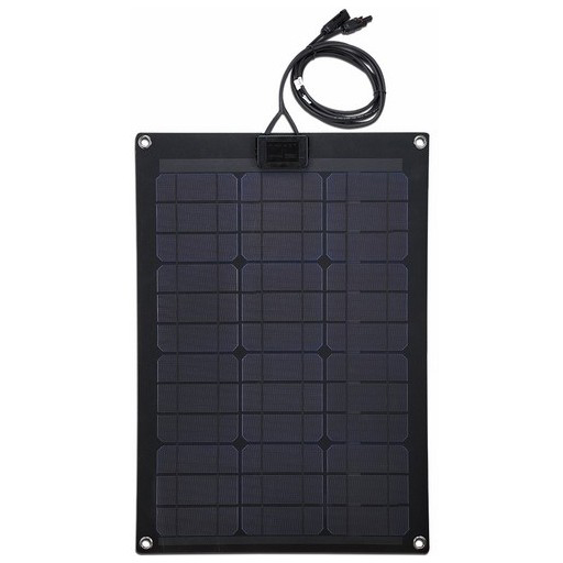 Fleksibelt Solcellepanel 20 W, 60 x 30 cm