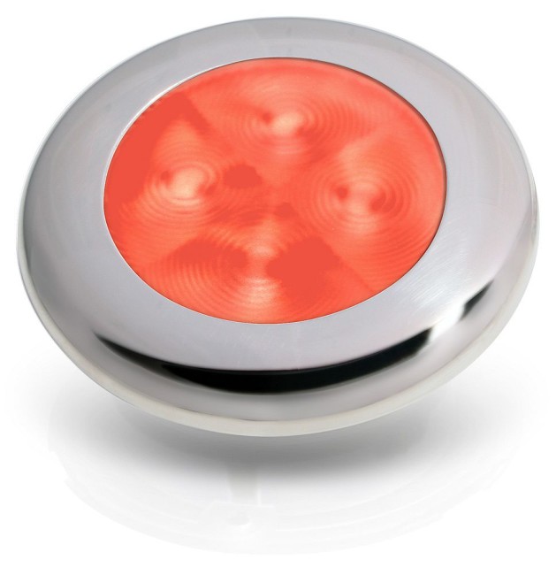 HellaMarine Hella Slim Line LED syrefast spotlampe rødt lys