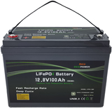 Litiumbatteri 12,8V BMS LiFePO4 - Mica