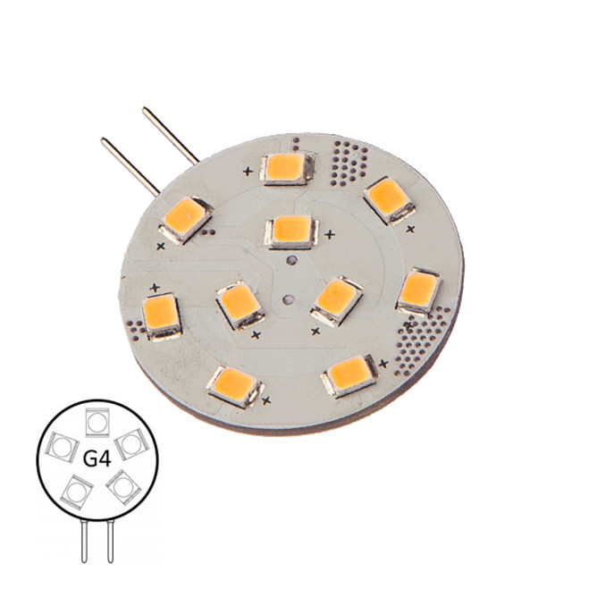 NauticLed LED G4, Sidepin 10-35V 130lm 2700K/varmhvit