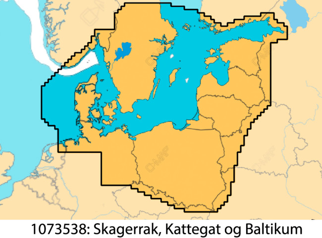 C-Map Reveal X - Skagerrak, Kattegat and Baltic Sea
