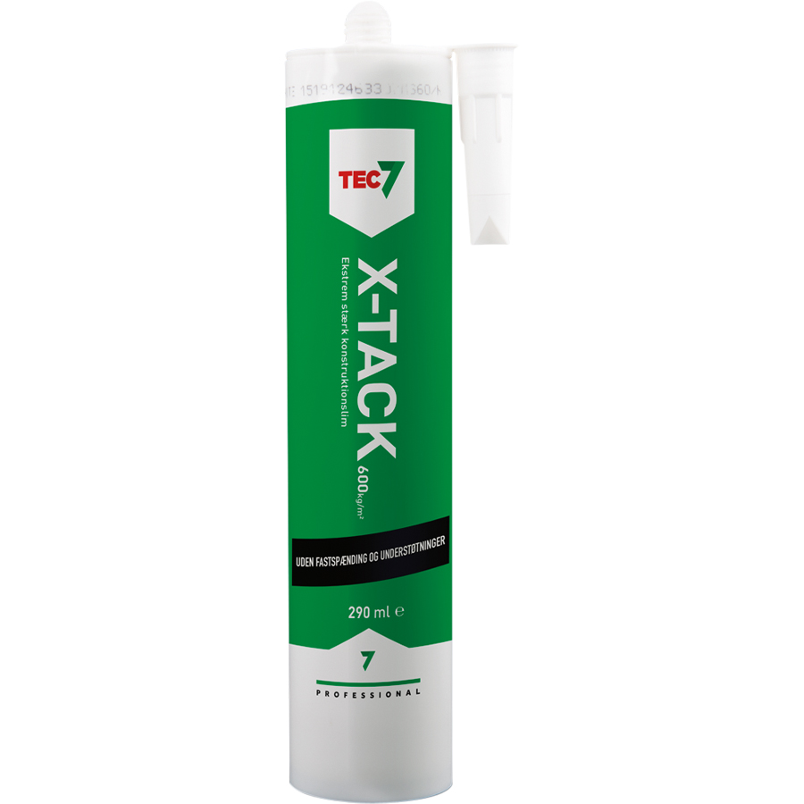 Tec7 X-Tack Kraftlim hvit 290 ml