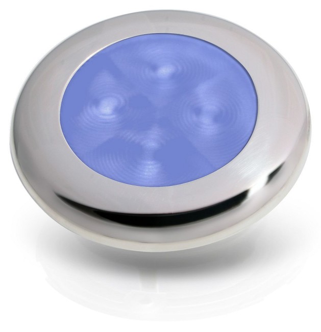 HellaMarine Hella Slim Line LED syrefast spotlampe blått lys