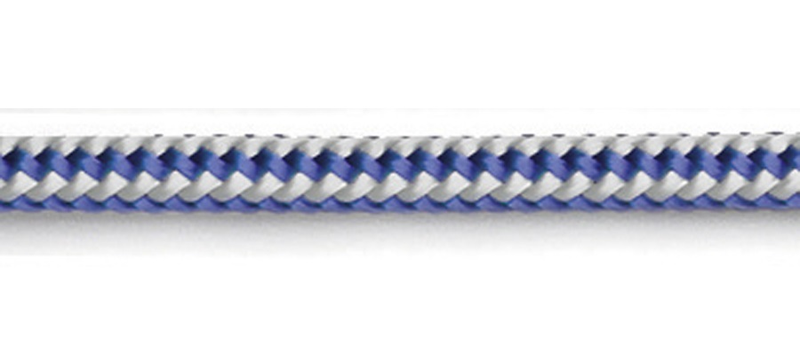Robline Dinghy Control hvit/m-blå 1,7 mm, 100 m