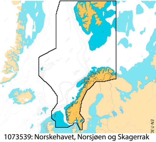 C-Map Discover X - Norwegian Sea, North Sea and Skagerrak